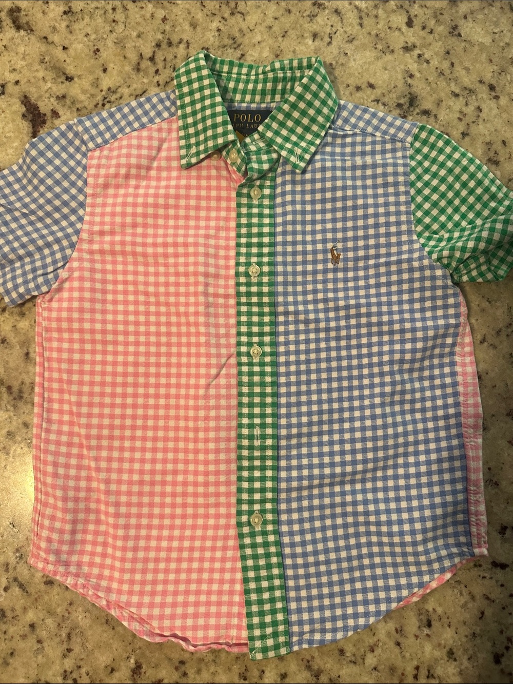 Polo by Ralph Lauren Multi-Color Gingham Button-Down Shirt